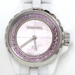 シャネル　J12 XS　19mm　1200本限定　H5512　腕時計　ピンクサファイヤ　クォーツ　レディース