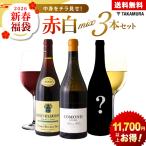 ショッピング白 【1月6日頃より出荷】送料無料 お一人様1セット限り 中身をチラ見せ福袋！赤白計3本総額39,700円以上をお約束 3本 セット (追加9本同梱可) ワイン セット 赤 白