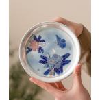 茶托 ?銀工芸 中国茶器 茶芸 花柄 セ