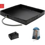  складной наружный душ основа душ хлеб большая вместимость 25cm глубокий type дренажный шланг имеется закрытый наружный портативный палатка душ основа домашнее животное ванна двоякое применение купальный основа пол 