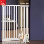 ペットゲート ペットドア 猫脱走防止 3.5CM間隔 柵 ペットフェンス 自動ロック 簡易扉 ベビーゲート 両開き ペット侵入防止 取り付け簡単 穴あけ不要 玄関