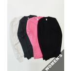 ホームスパン カットソー homspun レディース 40/1丸胴テレコロングスリーブプルオーバー 6014 メール便可