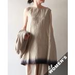 エヴァムエヴァ チュニック evam eva レディース linen gradation sleeveless tunic リネングラデーションスリーブレスチュニック E251T137 送料無料