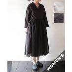 エヴァムエヴァ evam eva ローブ レディース cotton gatherted robe コットンギャザードローブ E253T021 送料無料
