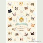 A5 прозрачный файл NIRAMEKKO прозрачный держатель кошка смешанные товары [ letter pack почтовый сервис плюс возможно 40 шт * letter pack почтовый сервис свет возможно 20 шт * почтовая доставка возможно 10 шт до ]A
