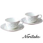 【ノリタケ】≪キューティーローズ≫ ティー・コーヒー碗皿ペア