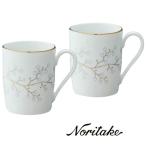 【ノリタケ】ホワイトベル マグカ