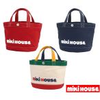 MIKIHOUSE ミキハウス mikiHOUSEロゴ☆キャンバストートバッグ　　10-8286-388