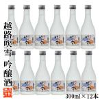 日本酒 吟醸酒 越路吹雪 300ml 12本 1ケース 辛口 お酒 小瓶 冷酒 ミニボトル 家飲み まとめ買い 業務用 新潟 高野酒造