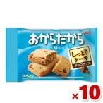 江崎グリコ おからだから チョコチップ 10入 (ポイント消化) (CP)(賞味期限2024.11月末) メール便全国送料無料