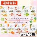 全農  ニッポンエール ご当地グミ 人気の種類　選べる10袋セット（40g×各1袋） グミ 国産果汁 夕張メロン シャインマスカット マンゴー送料無料/メール便