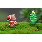 Yahoo! Yahoo!ショッピング(ヤフー ショッピング)スノードーム クリスマスツリー 熊2色 クリスマスオブジェ テラリウム フィギュア サンタクロース テラリウム コケリウム ジオラマ 箱庭 かわいい おしゃれ