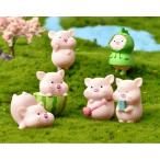  животное фигурка арбуз ..7 body комплект свинья террариум фигурка миниатюра . двор мелкие вещи мини фигурка kokelium geo лама коробка двор симпатичный модный 