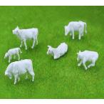 Yahoo! Yahoo!ショッピング(ヤフー ショッピング)白牛模型 うし 大サイズ 1：87 DIY 動物フィギュア 塗装動物 情景コレクション 鉄道模型 ジオラマ 建築模型 電車模型