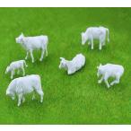 Yahoo! Yahoo!ショッピング(ヤフー ショッピング)白牛模型 うし 小サイズ 1：150 DIY 動物フィギュア 塗装動物 情景コレクション 鉄道模型 ジオラマ 建築模型 電車模型