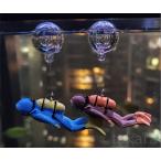 アクアリウム ダイバー 浮ボール付き テラリウム フィギュア ミニ人形 動物フィギュア テラリウム コケリウム ジオラマ 箱庭 かわいい おしゃれ