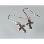 Yahoo! Yahoo!ショッピング(ヤフー ショッピング)レディースピアス　ビンクゴールドピアス/イヤリング（シンプルクロス）