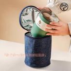 スープジャー 電子レンジ スープ缶 450ml ランチスープジャー PP 電子レンジ対応 お手入れ簡単 透明フタ内蔵クローバー カトラリー便利で衛生的