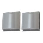 ショッピングフードロス 三菱電機 P-100VSQ5 換気扇 ロスナイ用システム部材 壁掛2パイプ取付タイプ・ダクト用フード 角形 ステンレス製 防虫網付