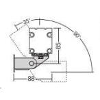 遠藤照明  施設照明部材 LED間接照明 オプション 壁面取付可動アーム RB-366S