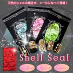 【メール便対応】シェルシール　シェルシート　全１２種　ジェルネイル　ネイルアート　デコネイル　UVレジン　封入用シール　デコシール