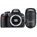 ニコン Nikon D3100 AF-S 55-300mm VR 手振れ補正望遠レンズセット デジタル一眼レフ カメラ 中古