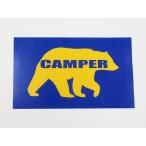 camper キャンパー シール ステッカー 防水 再剥離仕様 熊 キャンプ アウトドア 外貼り273