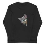 可愛い猫長袖tシャツ猫柄おもしろ可...