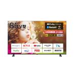 BLUEWIDE 85V型 4K HDR Google TV 液晶 テレビ チューナーレス スマートテレビ Dolby Atmos Bluetooth5.0 Wi-Fi ネット動画対応 VESA 壁掛け 85インチ 85型