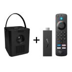 【Fire TV Stick HDセット】フルセグ対応 ブルーレイプロジェクター 家庭用 電子フォーカス 300ANSIルーメン 120インチ 台形補正 Wi-Fi/Bluetooth/HDMI/USB