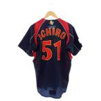 MIZUNO Mizuno копия форма samurai Japan ichi low 51 sizeL 52MW-882 мужской рубашка 1 неделя гарантия б/у b03