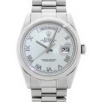 【ROLEX】【Pt】【アイスブルーローマン】【内部点検・仕上済】ロレックス『デイデイト』11820 ...