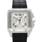 【CARTIER】【内部点検済】カルティエ『サントス100 クロノグラフ』W20090X8 メンズ  ...