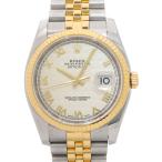 【ROLEX】【ピラミッド文字盤】【アイボリーローマン】【’15年購入】ロレックス『デイトジャスト』 ...