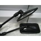 ★【衝緩構造】NEW 純正タイプ！BLACK スクエアミラー 10mm 右：逆ネジSET ＊XSR ＊MT-09 ＊XJR400 ＊FZ1 ＊VMAX ＊XJR1300R ＊BOLT 他　