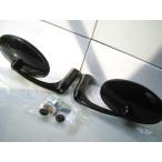 ★バレンタイプ！ BLACKオーバルミラーSET ＊GSX-S125 ＊SWISH ＊バーグマン ＊Vストローム ＊SV650X ＊Z125 ＊W650 ＊バルカンS 他
