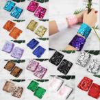 e012【14色】スパンコール ブレス１組（2枚）ゴム仕様　キッズ　子供〜大人までok　男の子　女の子　お遊戯会　音楽会　ダンス衣装　発表会　 ダンス小物運動会