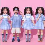  белый синий голубой бледно-голубой в клетку мужчина Kids танцевальный костюм hip-hop девочка Jazz Dance выставить Cheer ребенок одежда tops брюки k-pop костюм jazz hiphop.