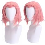 [30cm] Short розовый парик распорка парик половина twin костюмированная игра полный парик передний . организовать свободно . данго katsula менять оборудование маскарадный костюм простой простой аниме 