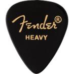 Fender フェンダー  Classic Celluloid Picks, 351 Shape Black Heavy - 12 Pack 12枚セット ティアドロップ ヘビー