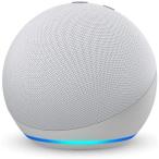 Echo Dot (エコードット) 第4世代 - スマートスピーカー with Alexa、グレーシャーホワイト