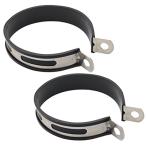 HAMILO バイク用サイレンサーバンド マフラー固定 汎用 約100mm 2個セット