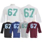 WAREHOUSEウエアハウス 4063 7分袖フットボールT FOOTBALL NO.67