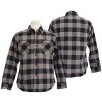 DELUXEWARE デラックスウエア 長袖シャツ HV-00A-50s BUFFALO CHECK(グレー)