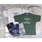 WAREHOUSEウエアハウス Tシャツ 4601 PALMETTO フロッキープリント