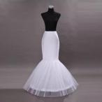 パニエ ウェディングパニエ 安い マーメイドライン ワイヤーパニエ ロング ボリューム スカート 紗付き パニエ 白 アップパニエ