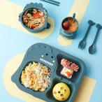 子ども用食器セット キッズプレート ランチプレート ベビー食器 仕切り ボウル 子供用品 仕切り付きプレート 食器 はじめて 皿 軽量 離乳食 食器セット