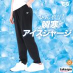 ロングパンツ レディース ESL751 エスラッド 冷感カチオン ESLAD ワンポイント UVケア 4WAYストレッチ 接触冷感 アイスジャージ 5/o 半額以下 3L