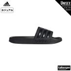 アディダス サンダル メンズ レディース ADILETTE SHOWER U ユニセックス レザー シューズ スポーツサンダル シャワーサンダル 靴 くつ スポサン 夏 adidas