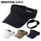ショッピングサンバイザー ブリーフィング ゴルフ バイザー メンズ サンバイザー 帽子 パナマ織 ベルクロ仕様 サイズ調整 ゴルフウェア 無地 ロゴ ブランド BRIEFING GOLF BRG241MC1